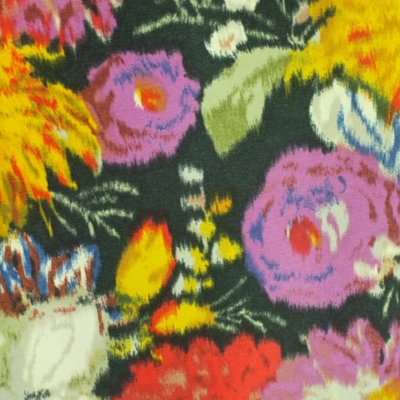 Anthropologie Elevenses Floral Tropica Crop Pant - Picture 7 of 7